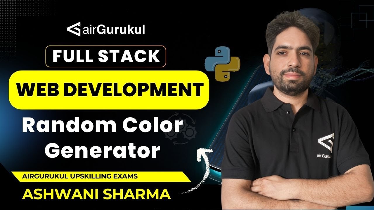 Create a Random Color Generator | React First Project | Full Stack Web Development | #airGurukul
