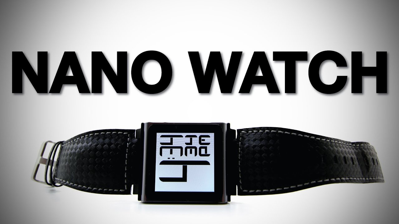 The New iPod Nano Watch Faces (iWatchz Carbon Unboxing & Review)