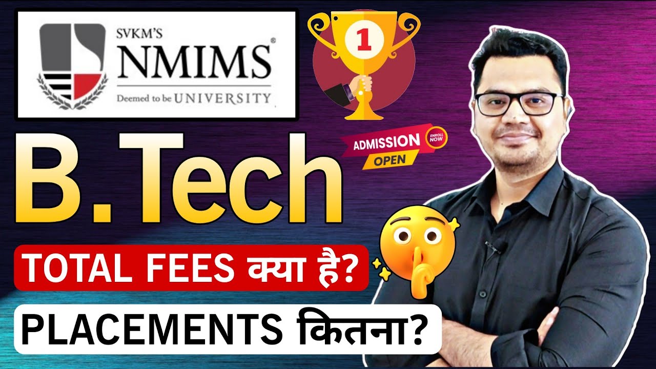 NMIMS BTech Fees Vs Placement 2026 | Is It Worth It? (Honest Analysis) | By Sunil Adhikari