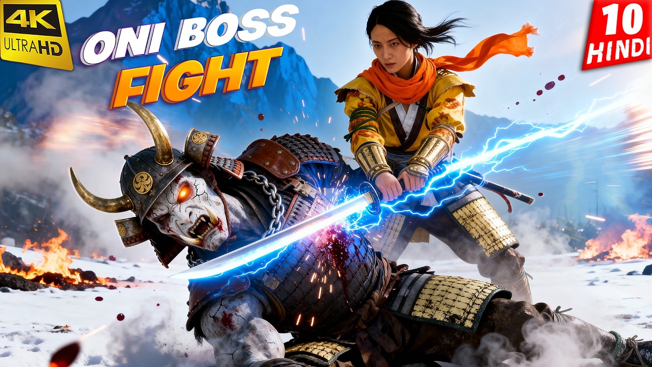 ONI BOSS FIGHT | GHOST Of YOTEI | 4K HINDI Gameplay Walkthrough