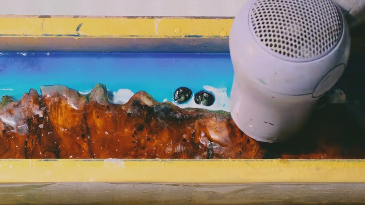 How it's made: The making of Resin Wood Far Beach Keyboard Wrist Rest