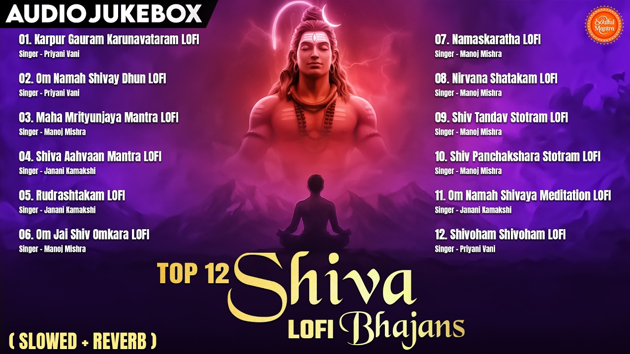 Mahashivratri 2026 - Top 12 Shiva LOFI Bhajans | Om Namah Shivay Dhun | Mahamrityunjaya Mantra