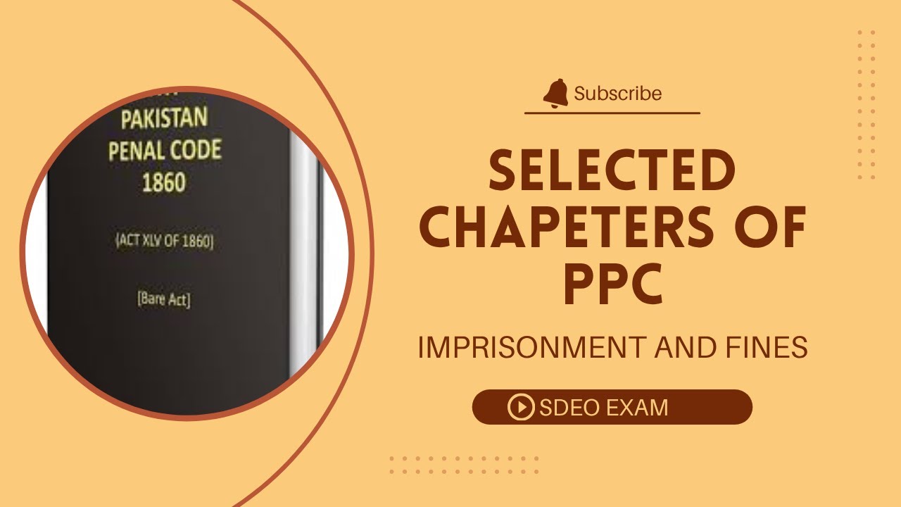 PPC Selected Chapters | Key Points for SDEO Exam | Punjab Enforcement & Regulatory Authority | PERA