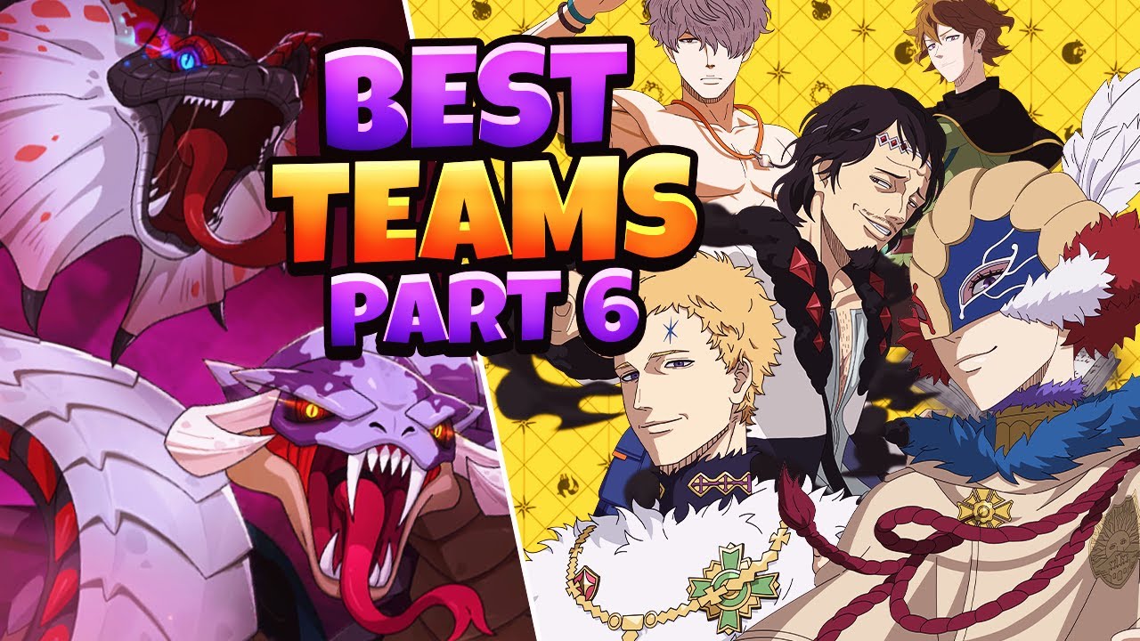 4 TEAMS TO BEAT PART 6 PLAITCHIDNA RAID ON AUTO! (Best Teams to Beat Raid) | Black Clover Mobile