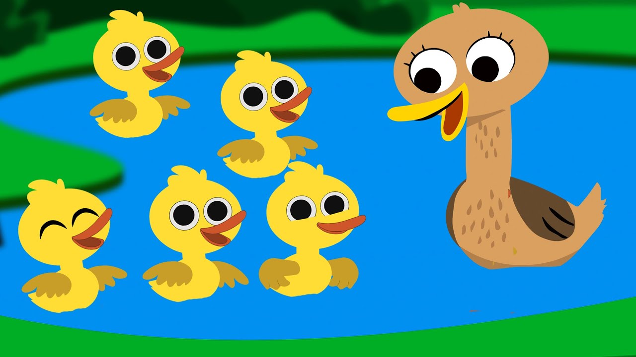 20 Little Ducks | Nursery Rhymes | Kids Song | 5 little ducks