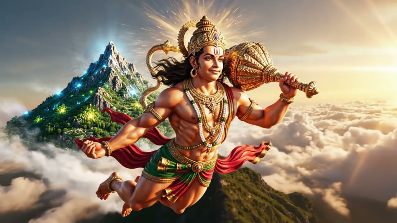Hanuman Chalisa for Strength & Protection  Epic Cinematic Devotional Experience