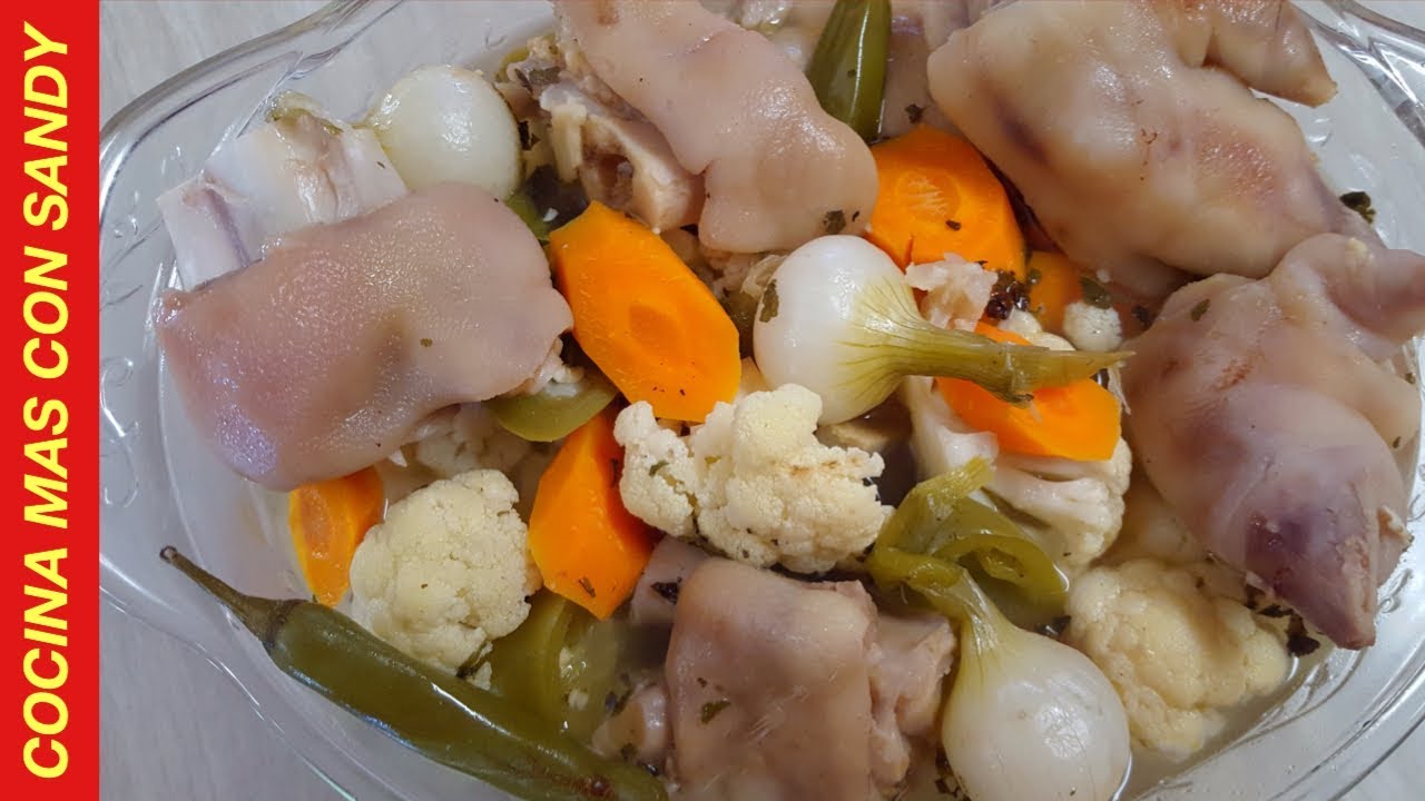 PATITAS/MANITAS DE PUERCO EN ESCABECHE/VINAGRE
