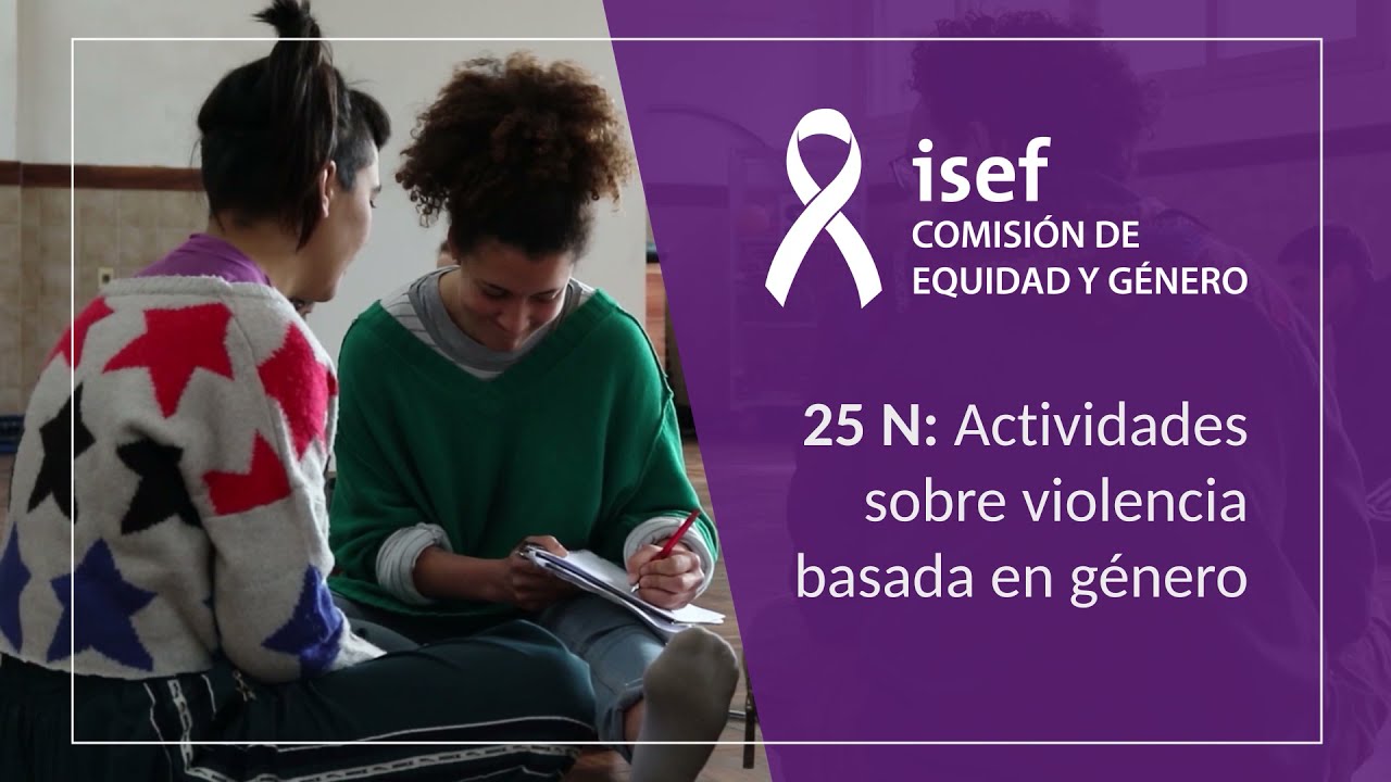 25N: Actividades sobre violencia basada en género