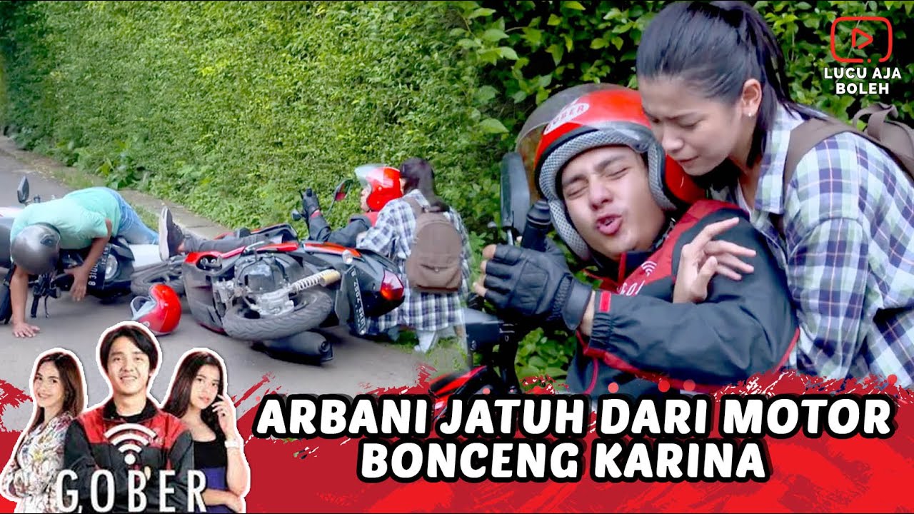 KURANG FOKUS BONCENG KARINA! ARBANI YASIZ MALAH NYUNGSEP DARI MOTOR - GOBER