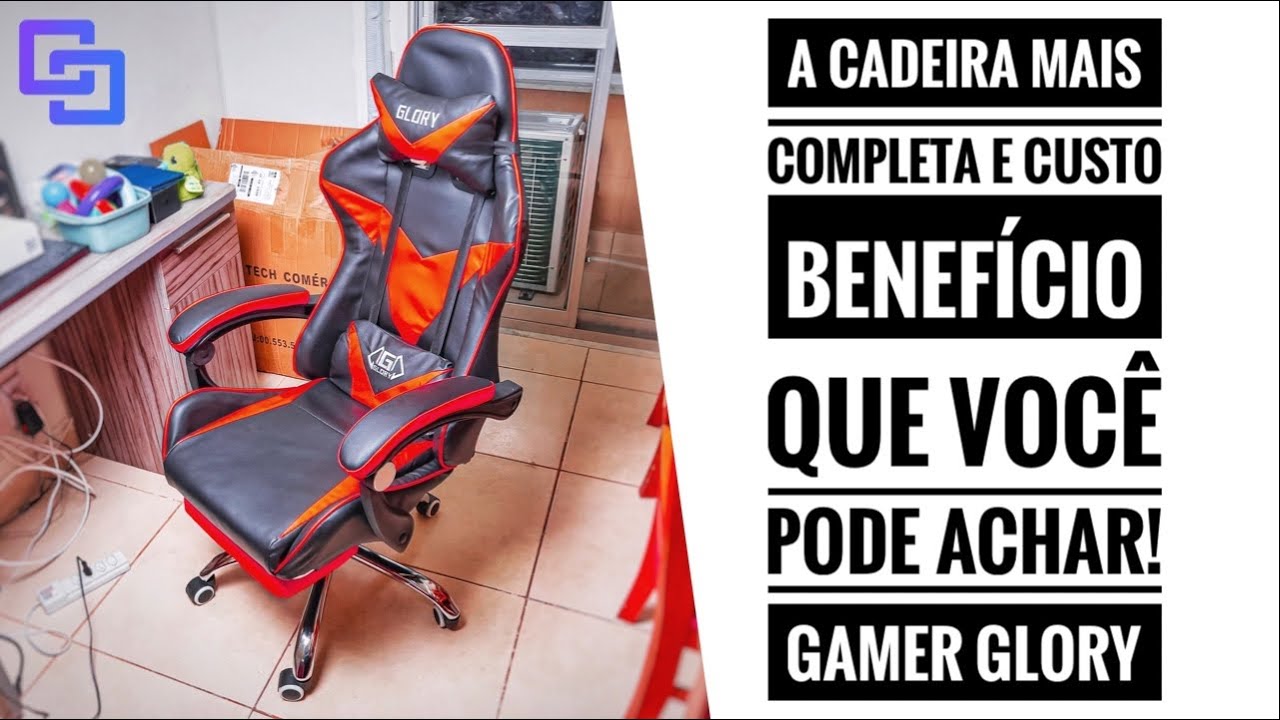 MINHA NOVA CADEIRA GAMER! | CUSTO BENEFÍCIO COM MASSAGEADOR!