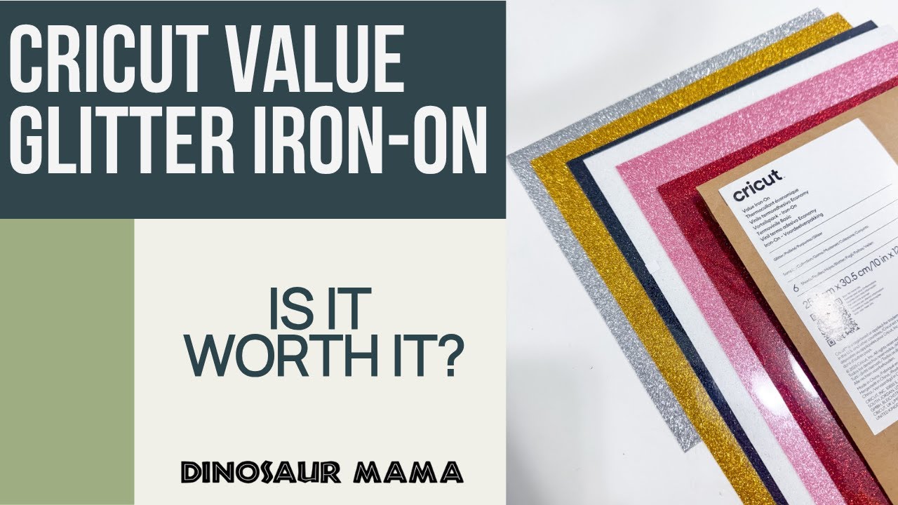 Trying Out Cricut’s Glitter Iron-On Value Pack—Is It Worth It?