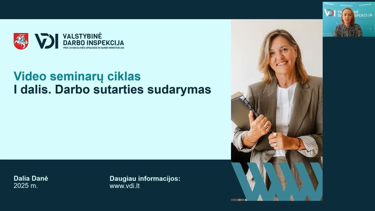 Seminaras &bdquo;Darbo sutarties sudarymas&ldquo;