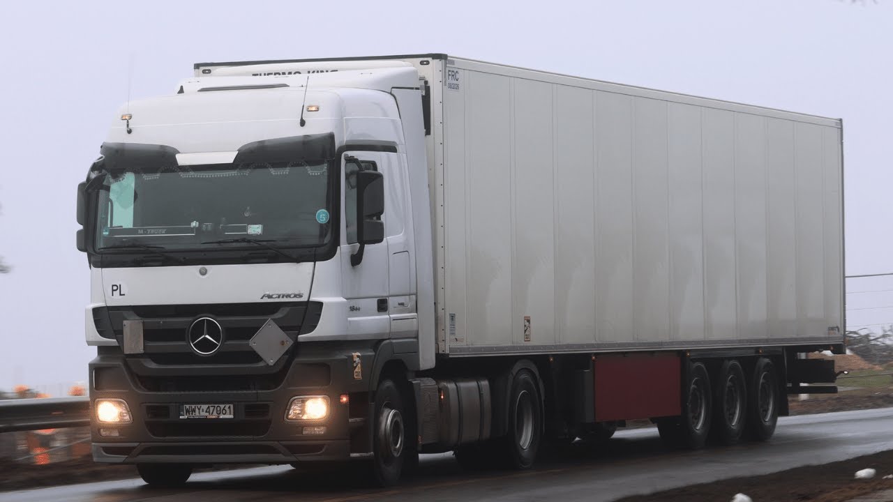 [ 4K ] Foggy Winter Truck Spotting | Lithuania Vol. 4