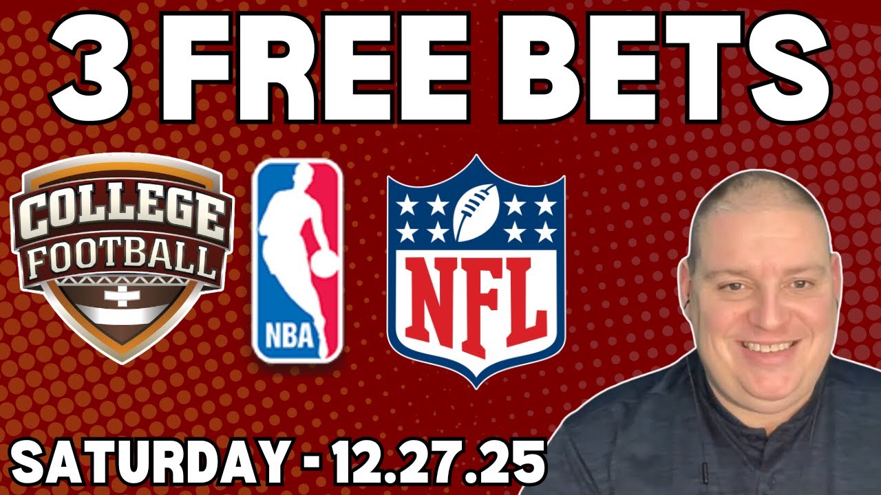 Saturday 3 Free Betting Picks & Predictions - 12/27/25 | Craig's CFB Picks & Predictions