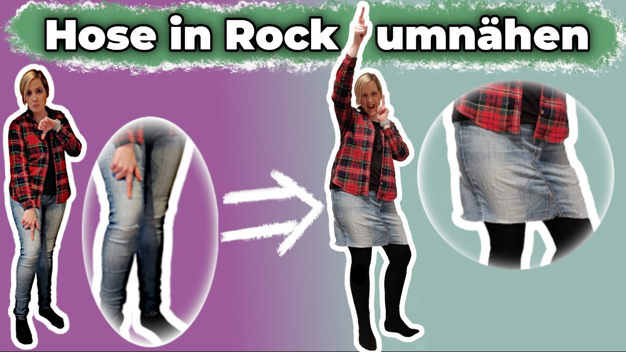 Jeansrock aus alter Jeans nähen: So geht's Schritt für Schritt