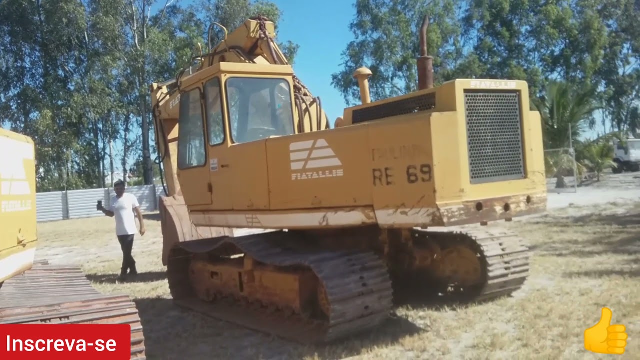 FE-105 FIATALLIS ESCAVADEIRA HIDRÁULICA.