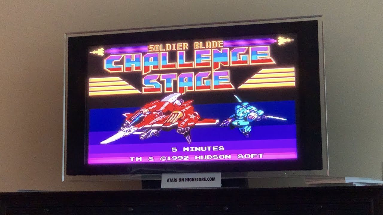 Soldier Blade - 5 Minute Game (TurboGrafx-16) 1,241,300 Points 🏆 WORLD RECORD 🏆