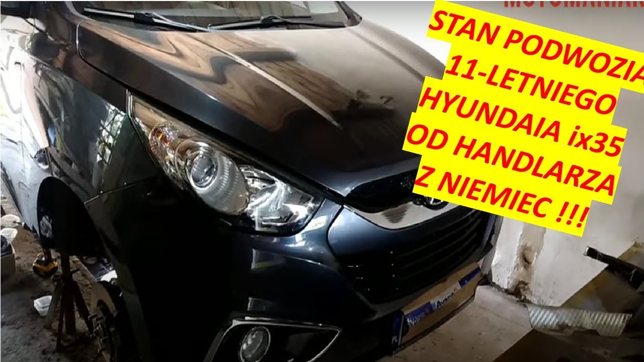 Jak wygląda samochód od handlarza z Niemiec za 50tys zł. Stan podwozia Hyundai ix35 2.0 2011  84kkm