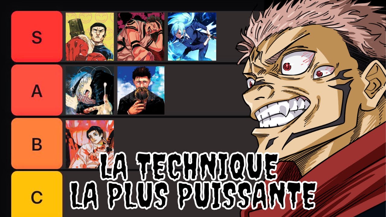 CLASSEMENT DES TECHNIQUES LES PLUS PUISSANTES DE JUJUTSU KAISEN - QUEL EST LE SORT LE PLUS PUISSANT