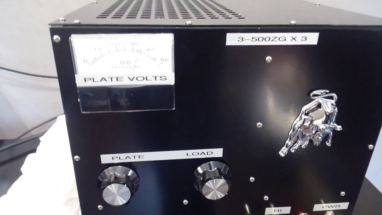 JTG Built 3 Tube 500z Amplifier 