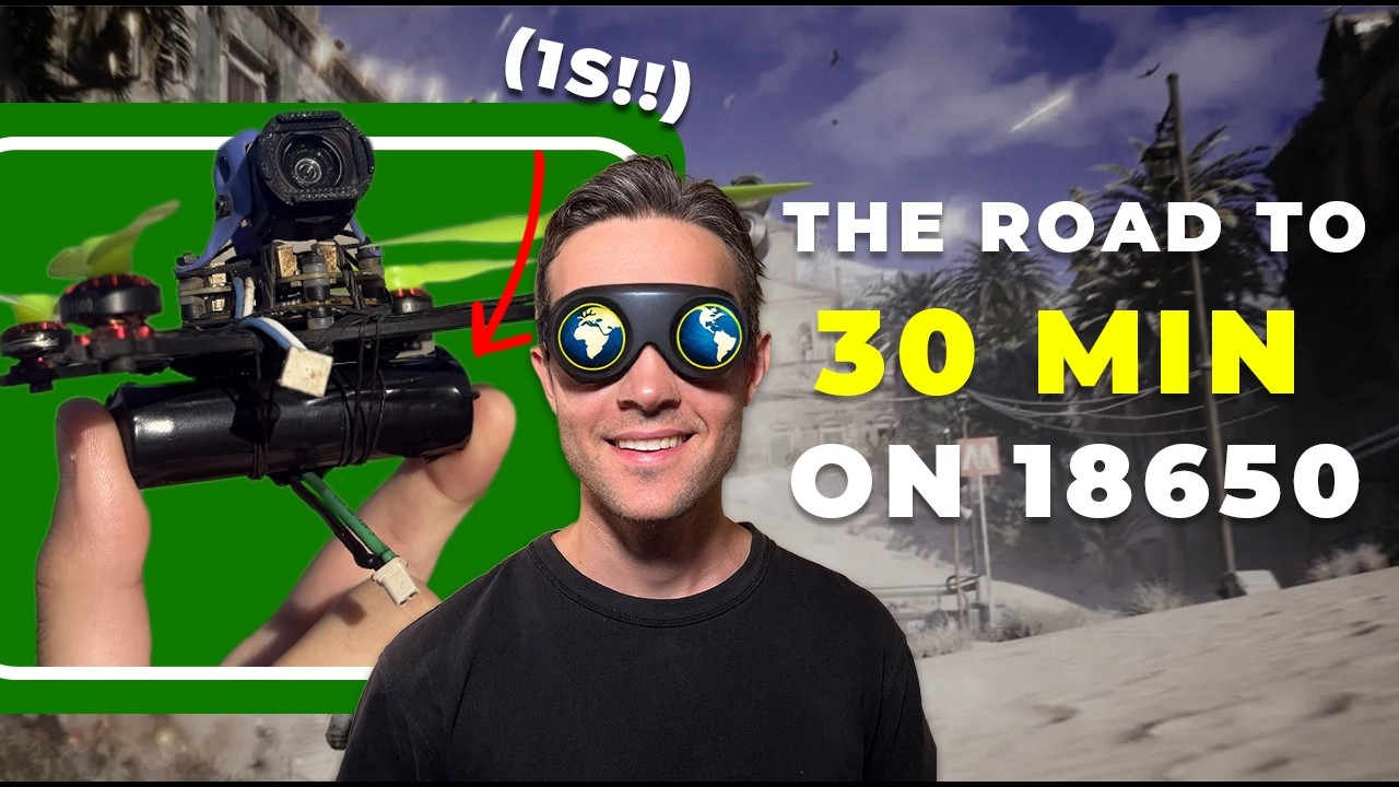 Я собрал комплект 1S 18650... время полета было просто невероятным (3 дюйма за 1 секунду)