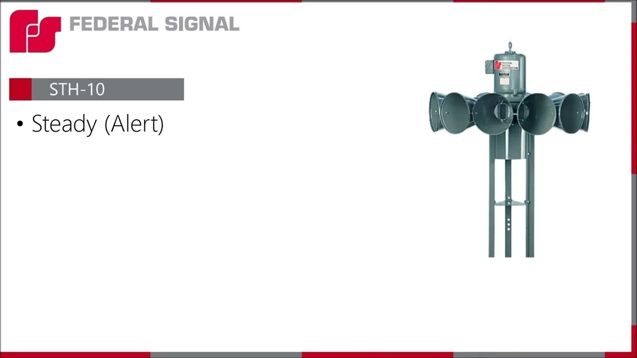 Federal Signal STH-10 | All signals synth