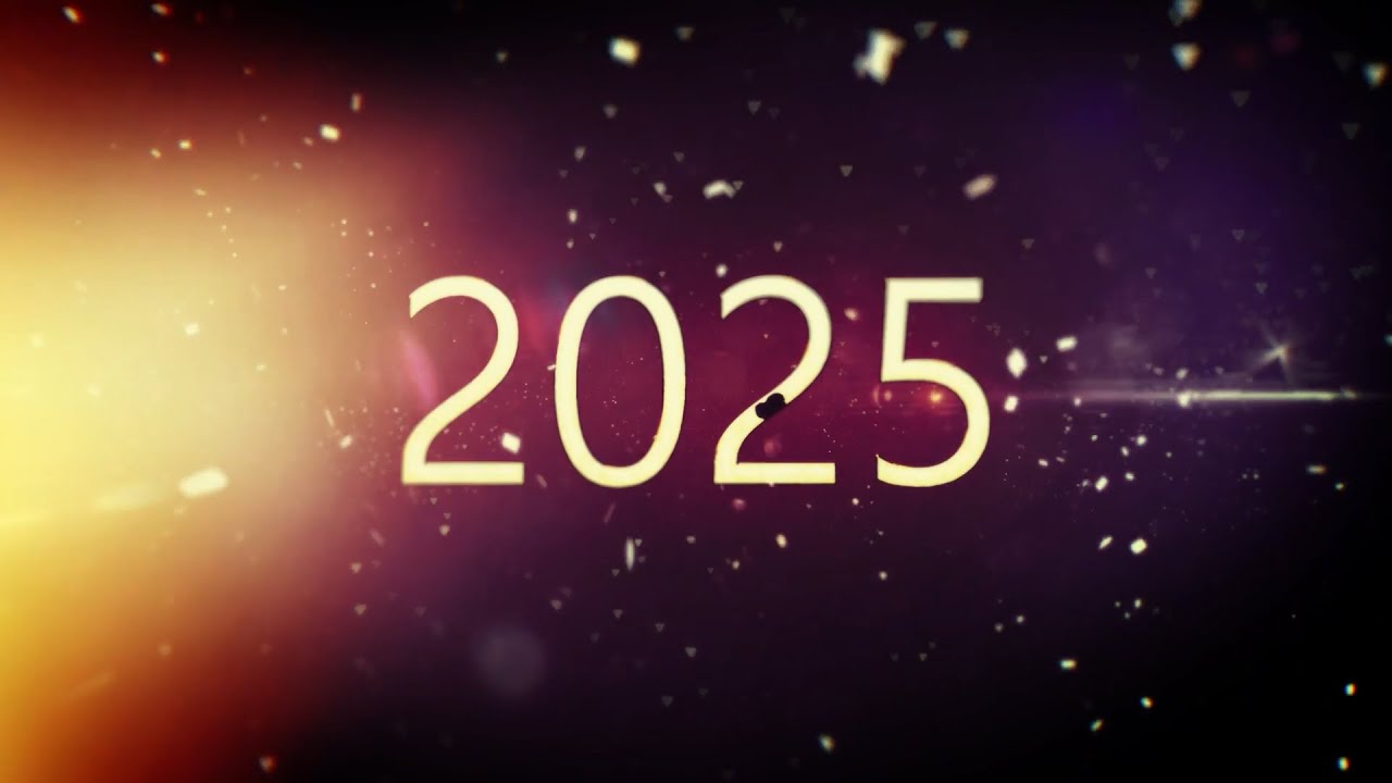 Happy New Year 2025 Best NEW YEAR COUNTDOWN 60 seconds TIMER with sound effects
