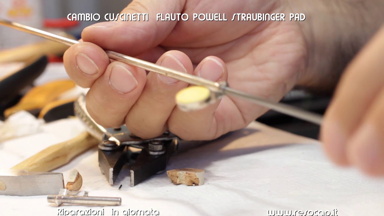 Verne Q  Powell FLute, STRAUBINGER  PAD, repair repad