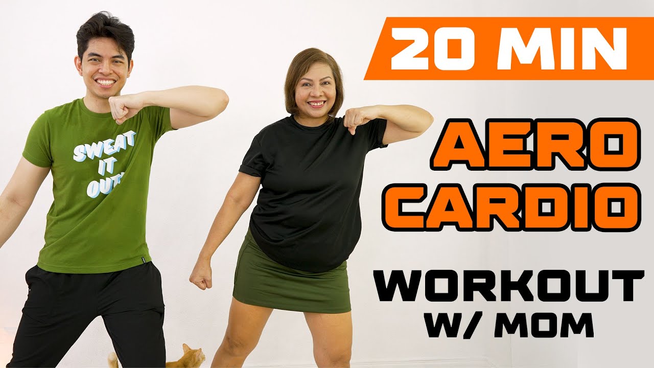 20 MIN AERO CARDIO BLAST WORKOUT with MOM • Keoni Tamayo • Workout #231