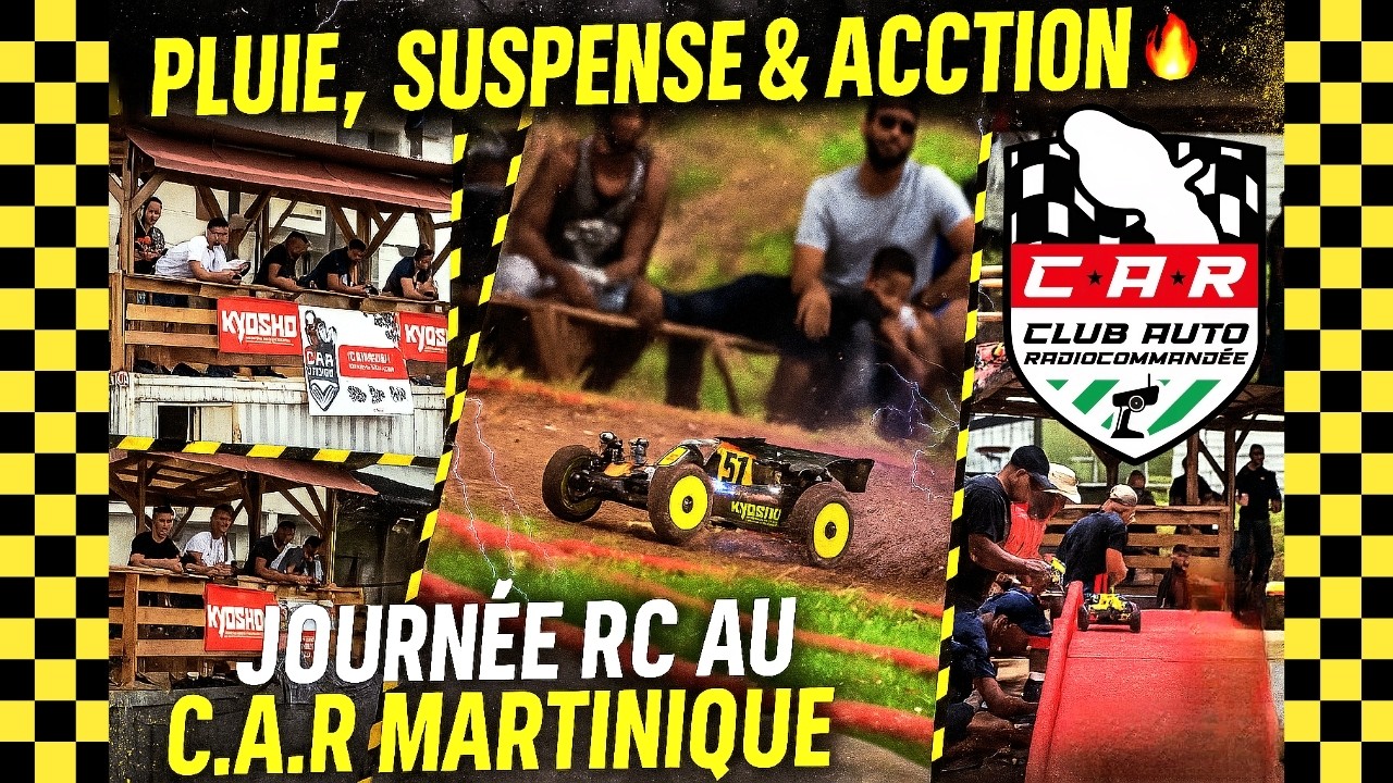 Pluie, Suspense & Gros Spectacle 😱 Journée de Course TT 1/8 au C.A.R Martinique