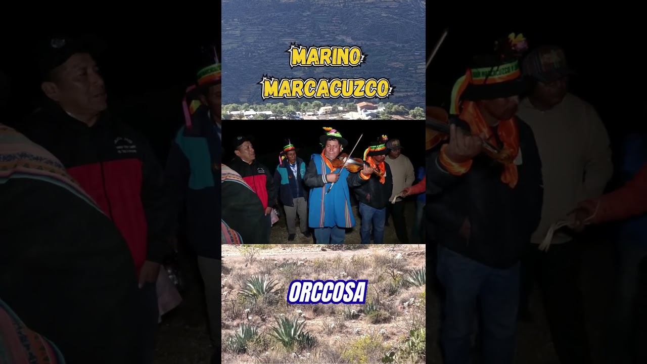 Orccosa & Mayo Luren #marinomarcacuzco #juancucho #andamarca costumbres #arpayviolin  #orccosa