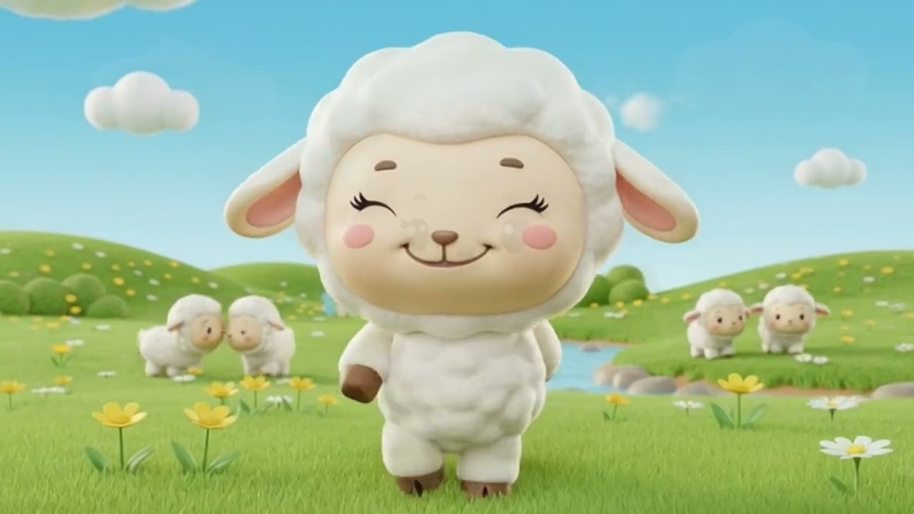 🐑🎵 Lola’s Sleepy Evening | Calm Bedtime Song for Kids | Littlebeatworld