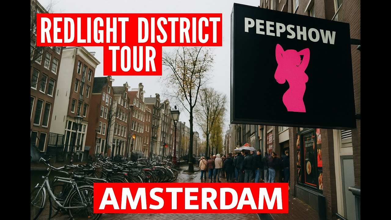 Driving Through Amsterdam’s Red Light District | Dashcam Tour 4K 🚗💡#amsterdam #redlight #dashcam