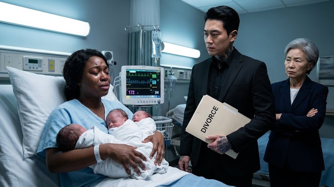 850. The Korean Mafia boss Divorces his BLACK Wife After She Gave Birth To Quadruplets....
