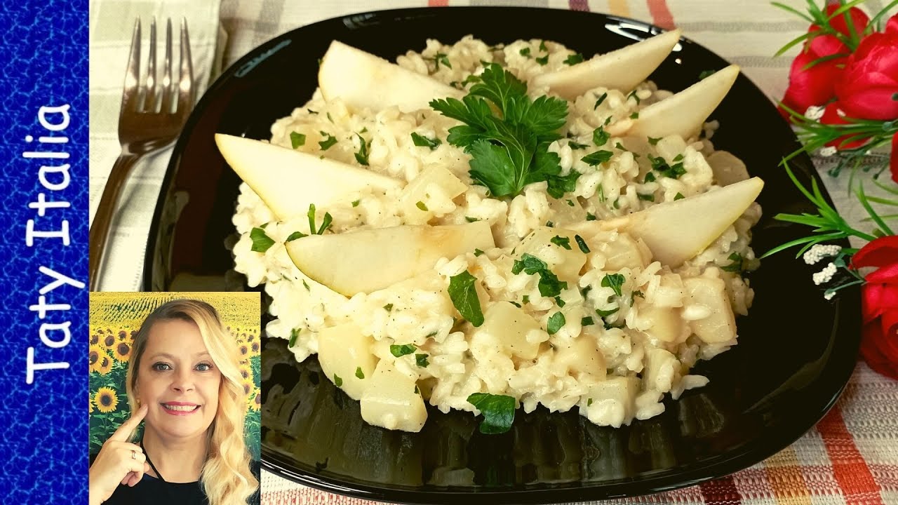 Ризотто с грушей и горгонзолой. Ну очень просто и безумно вкусно  😋Итальянская кухня // Taty Italia