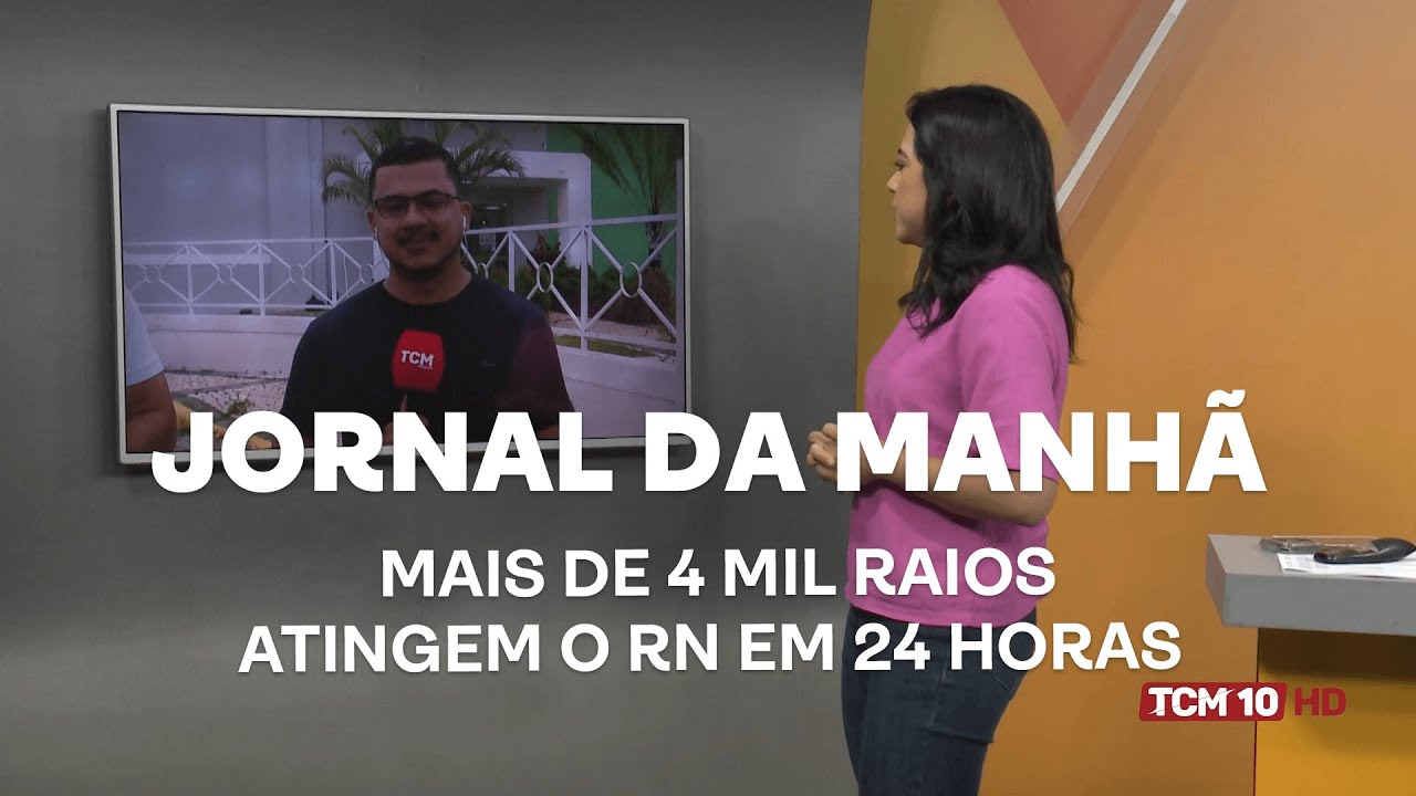 Jornal da Manhã - Mais de 4 mil raios atingem o RN em 24 horas