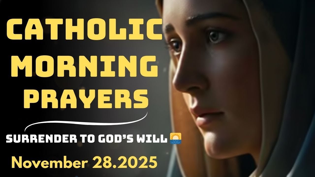 Surrender to God’s Will 🌅 | Catholic Morning Prayer for Obedience and Faith