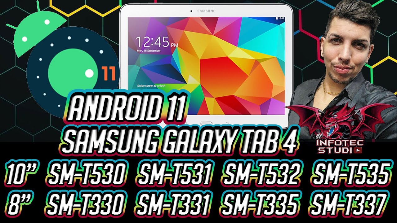 Atualizar Samsung Galaxy Tab 4 do Android 5 Para o Android 11 Todos os Modelos - AULA DETALHADA
