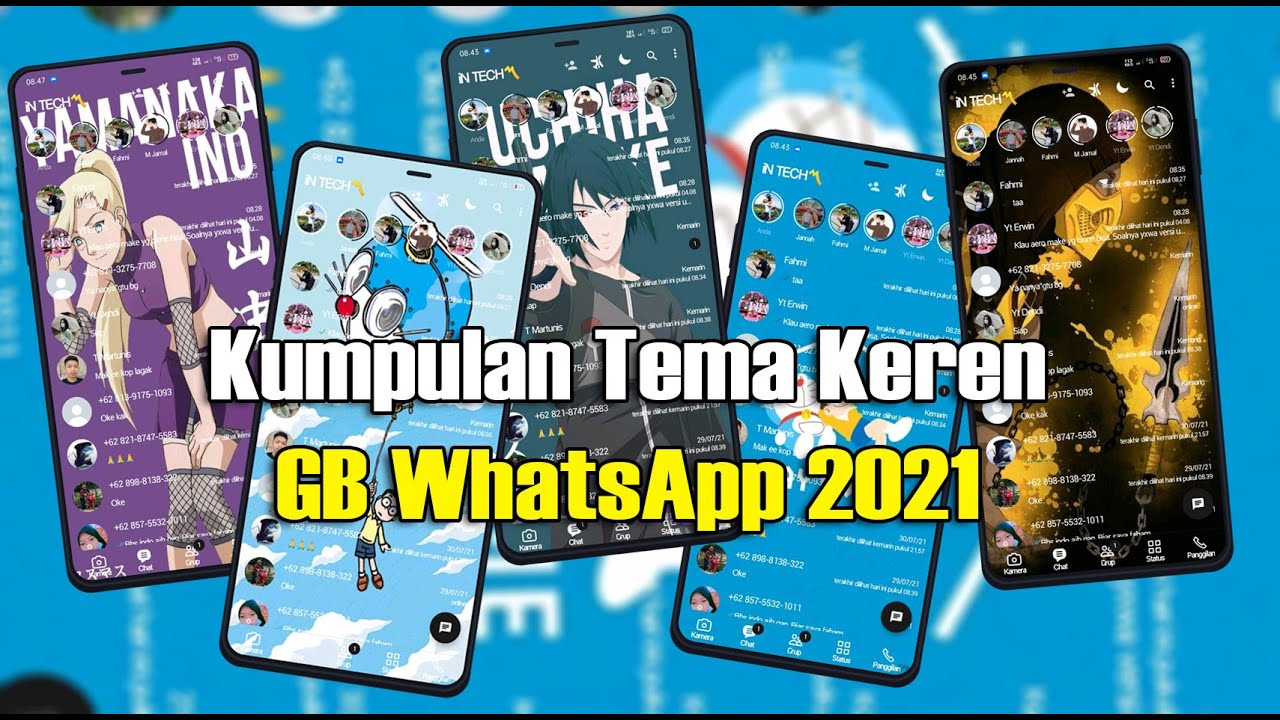 Bagi Bagi Tema GB WhatsApp v11.65 Keren Rilis Tampilan 2021