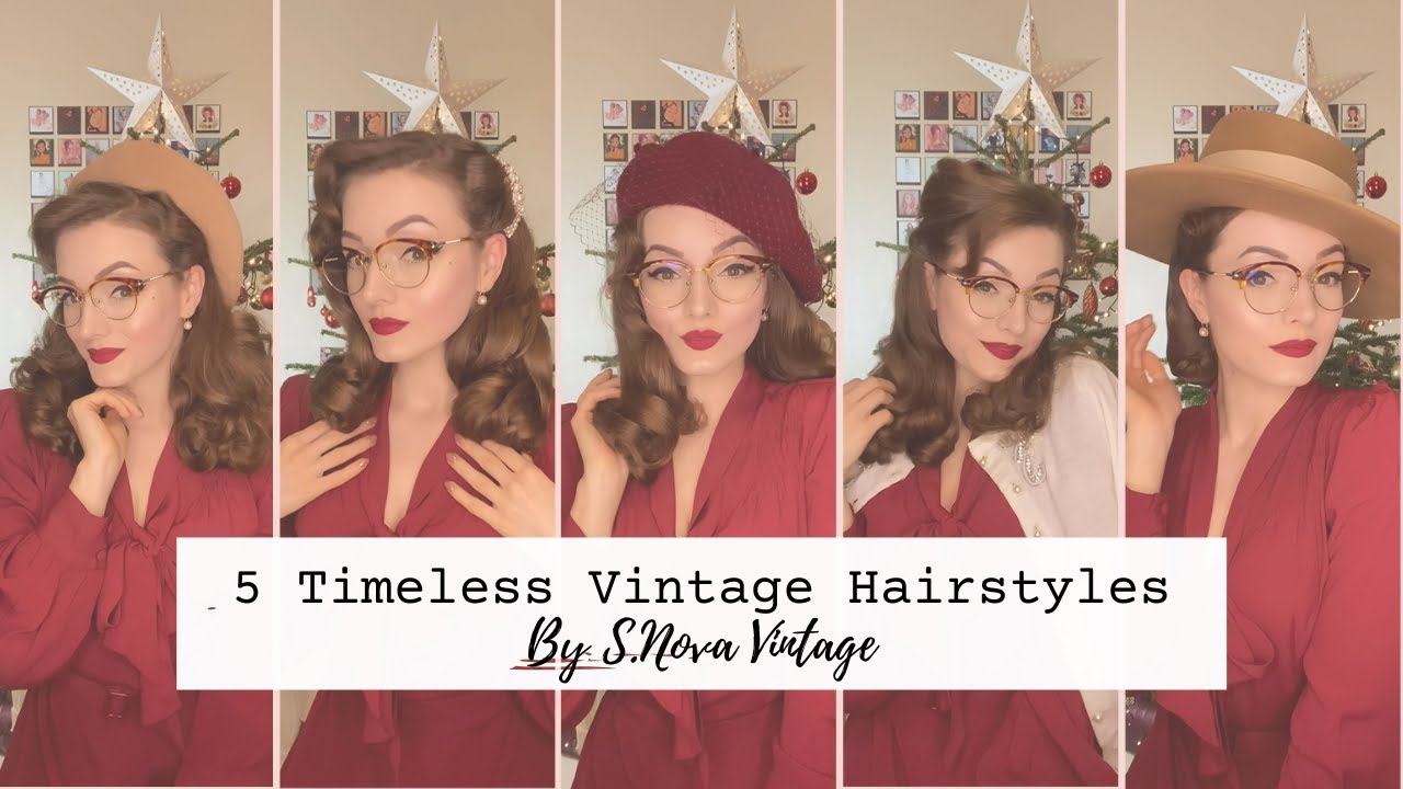 5 Timeless Vintage Hairstyles by Anastasiia (s.nova.vintage)