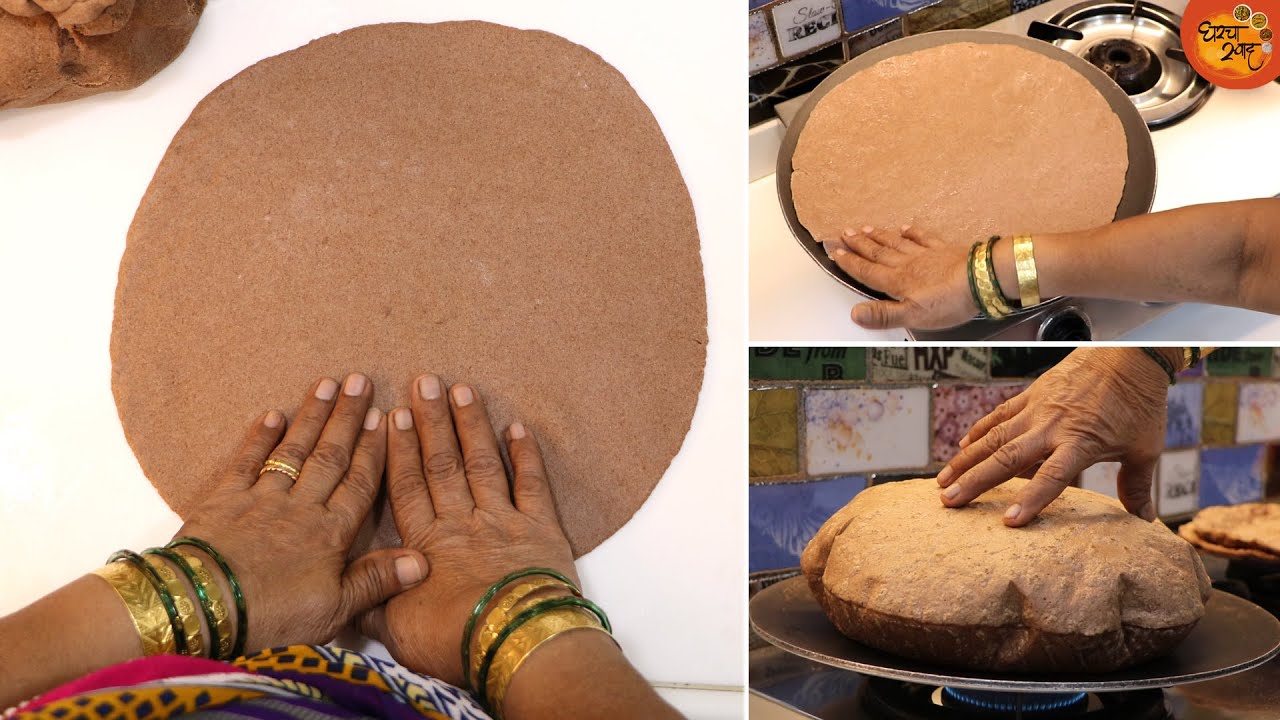 पाण्यावर थापलेली ज्वारी नाचणीची भाकरी बनवण्याची टिप्ससह सविस्तर पद्धत । Diabetes Special Bhakri