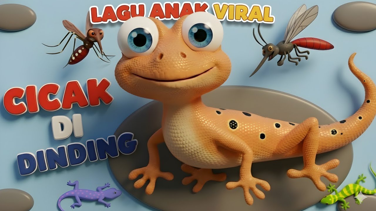 Cicak Cicak di Dinding - Lagu Anak Anak - Lagu Anak Anak Indonesia Populer