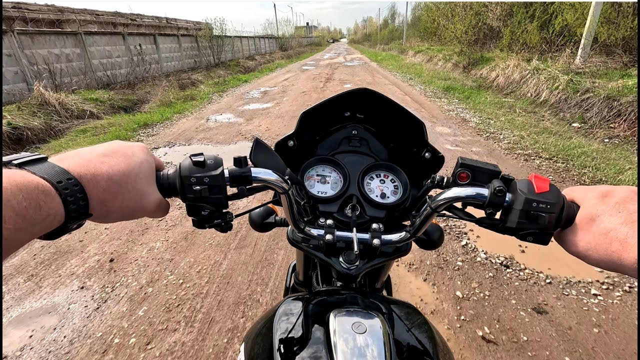 Индийский мотоцикл TVS HLX 150X. Тест-драйв. Чем хорош простой индийский мотоцикл.