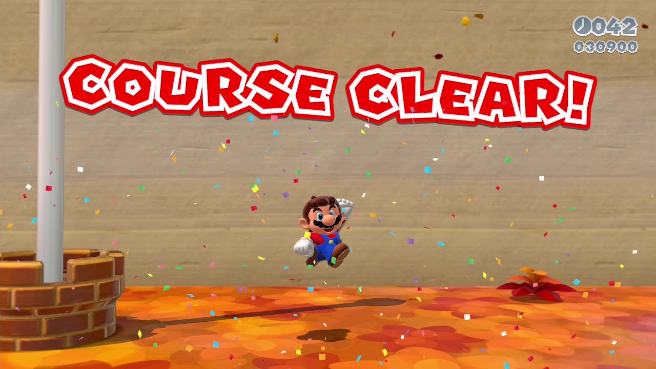 WORLD 3-7 Switchboard Falls Green Stars & Stamp - Super Mario 3D World