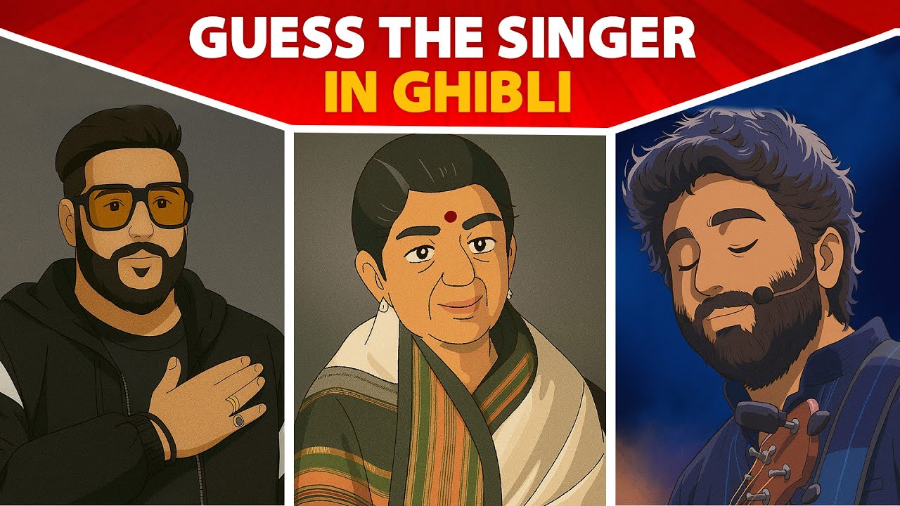 Guess The Indian Singer from Ghibli Artwork – Can You Recognize All 20? 