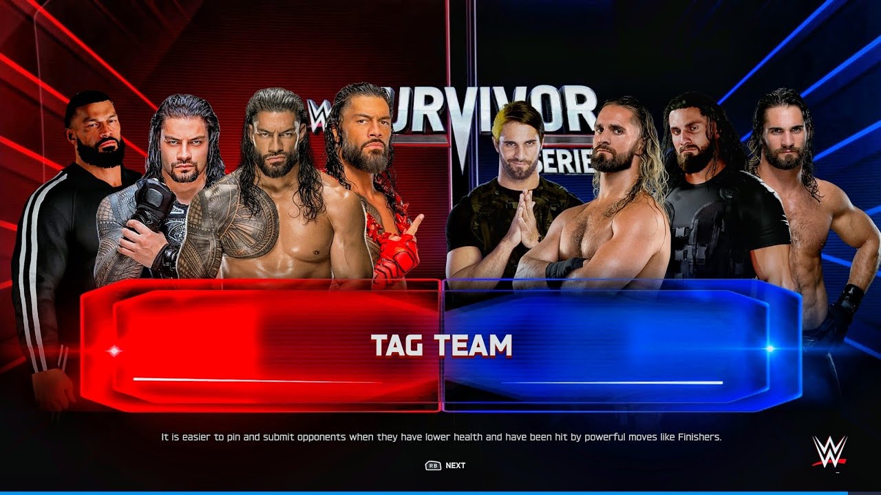 Team ☝️Tribal Chief ☝️Vs Team Seth Rollins - 