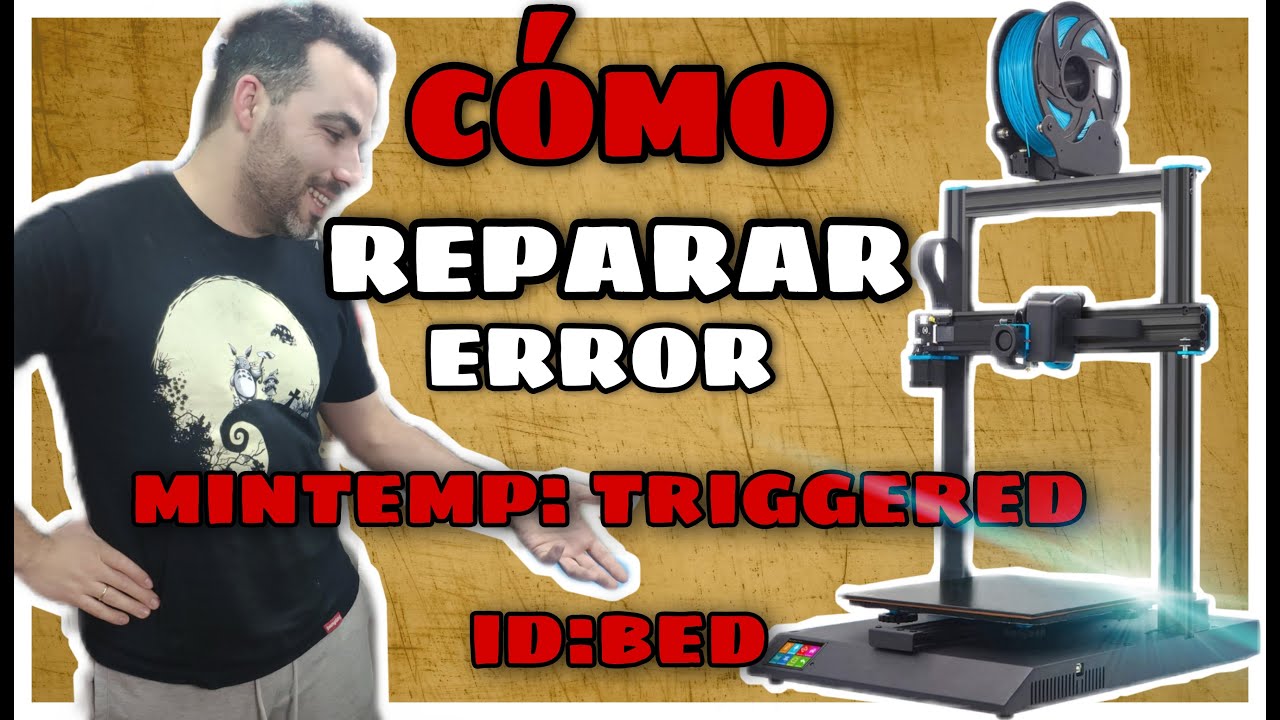 Artillery x1 - ERROR MINTEMP: TRIGGERED ID:BED 🔧como reparar este problema de forma fácil🔧