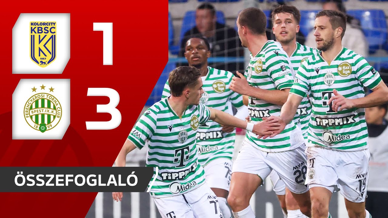 Fizz Liga: Kolorcity Kazincbarcika SC – Ferencvárosi TC 1–3 | összefoglaló