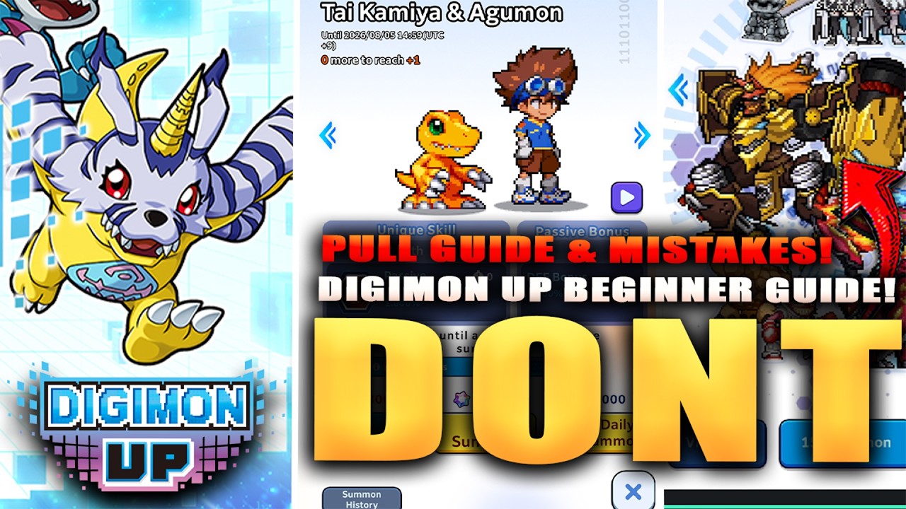 НЕ СОВЕРШАЙТЕ ЭТИХ ОШИБОК в DIGIMON UP! F2P ГАЙД ПО ПРИЗЫВАМ И СОВЕТЫ! (гайд для новичков)