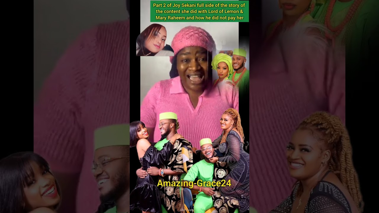 Part 2  of Joy Sekani  full side  of the  story of the content & why Lord of Lemon did not pay her
